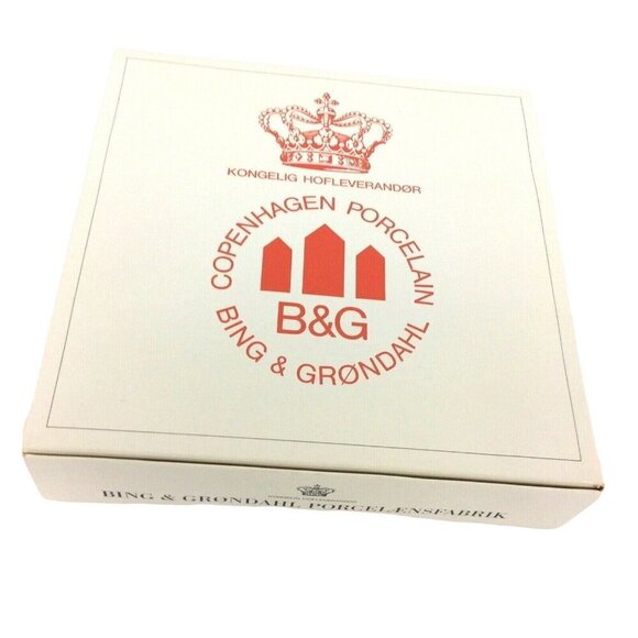 Bing & Grondahl Copenhagen Porcelain Christmas In Greenland Plate 1972 Denmark - Picture 5 of 5